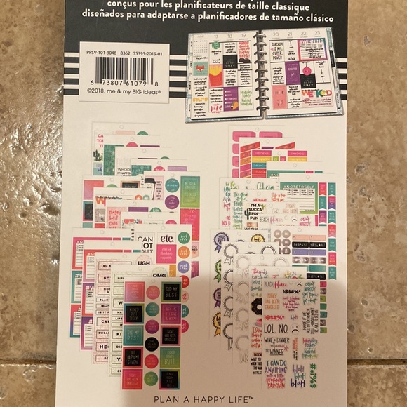 The Happy Planner Office Happy Planner Sassy Plans Sticker Book